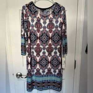 Tiana B printed shift dress